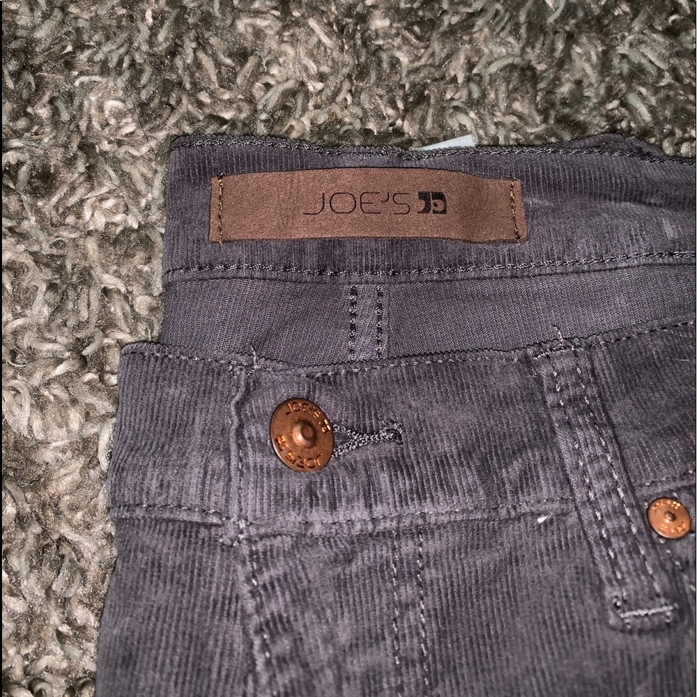 Joes gray corduroyed slim Brixton pants